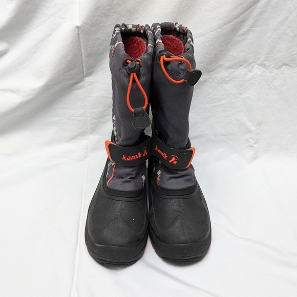 Kamik Boys Insulated Snow Boots Size 5 - Picture 2 of 10